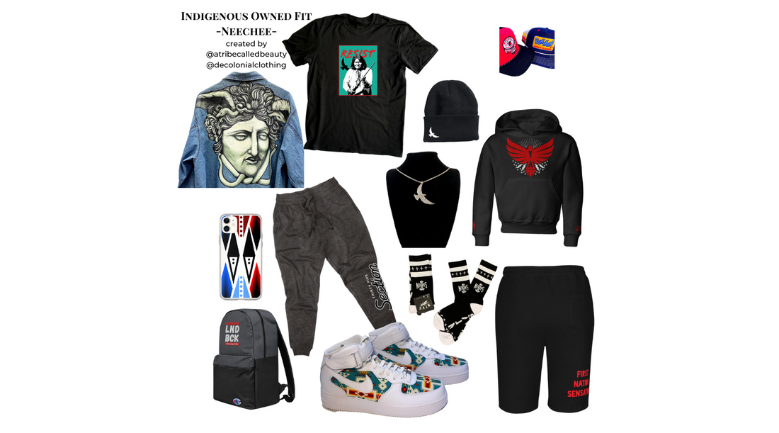 Indigenous Owned Fit List - head to toe, featuring products from only Indigenous Owned brands
