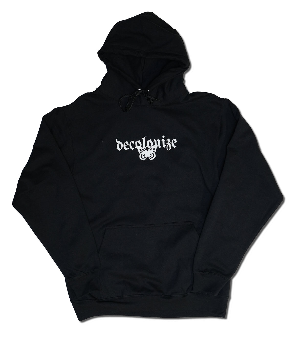 Decolonize Butterfly Hoodie | Black