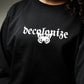 Decolonize Butterfly Crewneck | Black