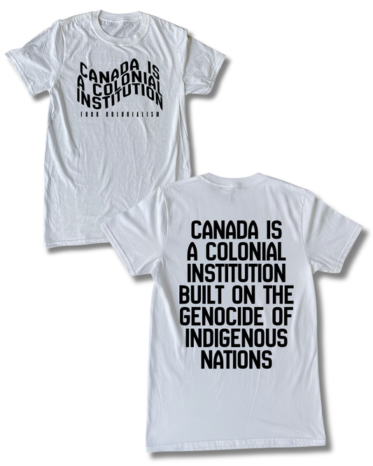 CANADA IS A COLONIAL INSTITUTION TEE
